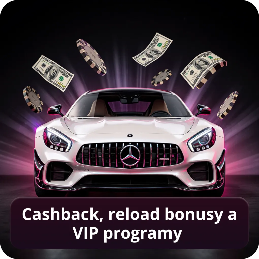 Cashback, reload bonusy a VIP programy