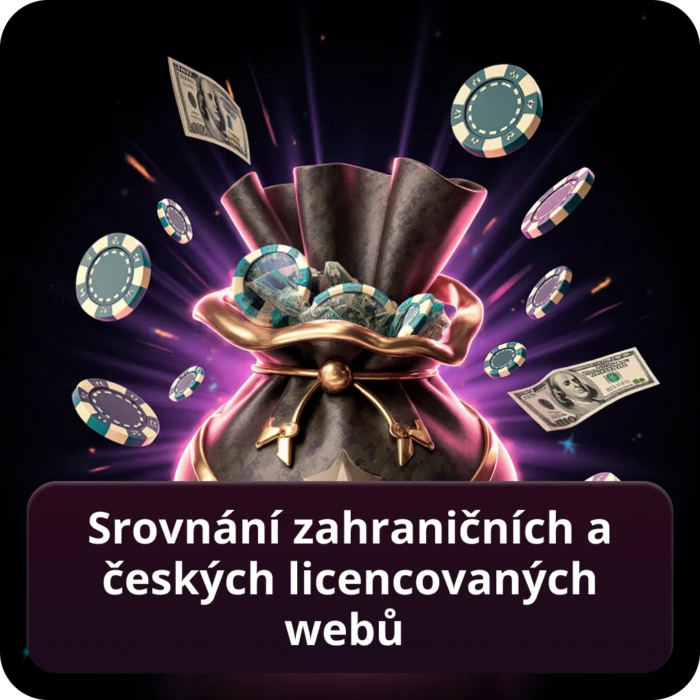 Srovnání zahraničních a českých licencovaných webů