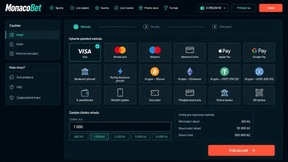Herní portfolio: automaty, stoly a live sekce pro nejlepší online casina české