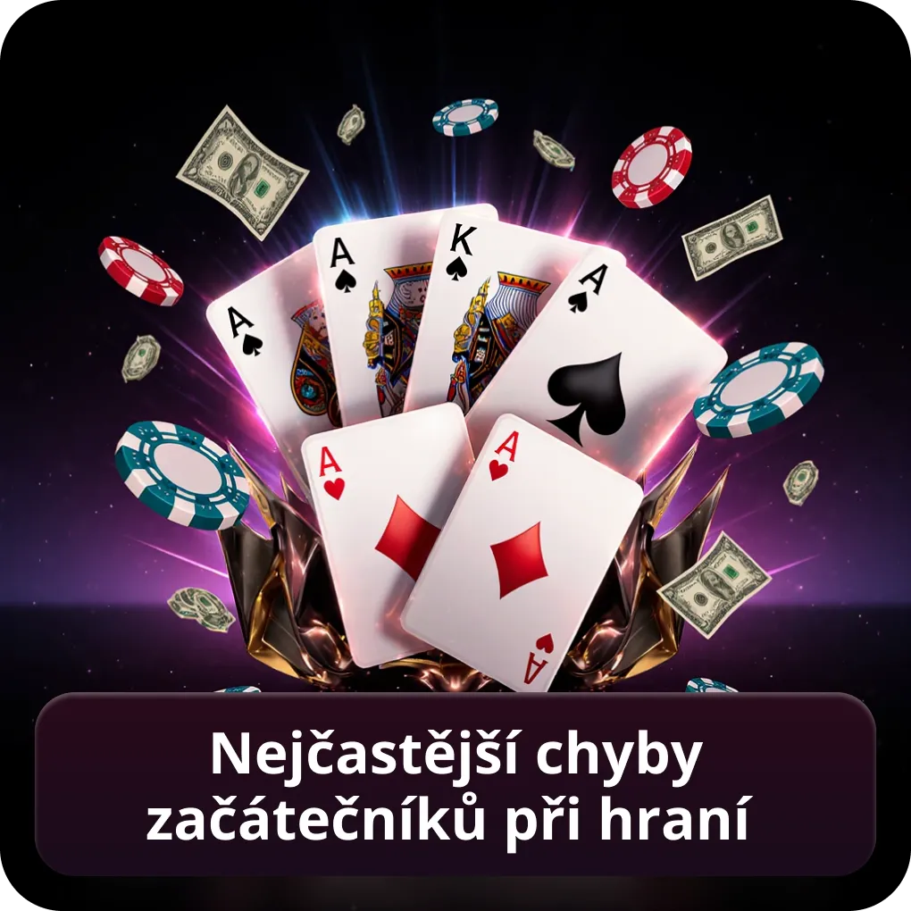 Nejčastější chyby začátečníků při hraní